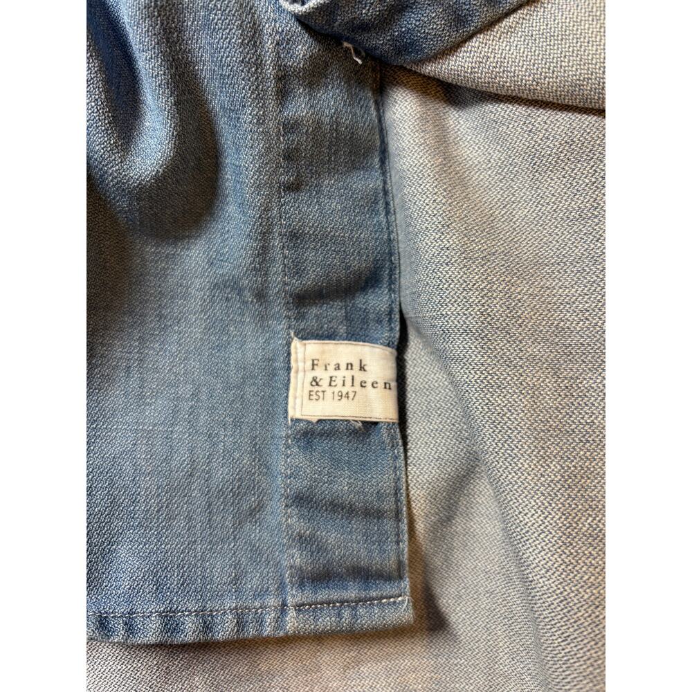 Frank & Eileen Blue Chambray Shirt Dress Medium - Picture 12 of 14